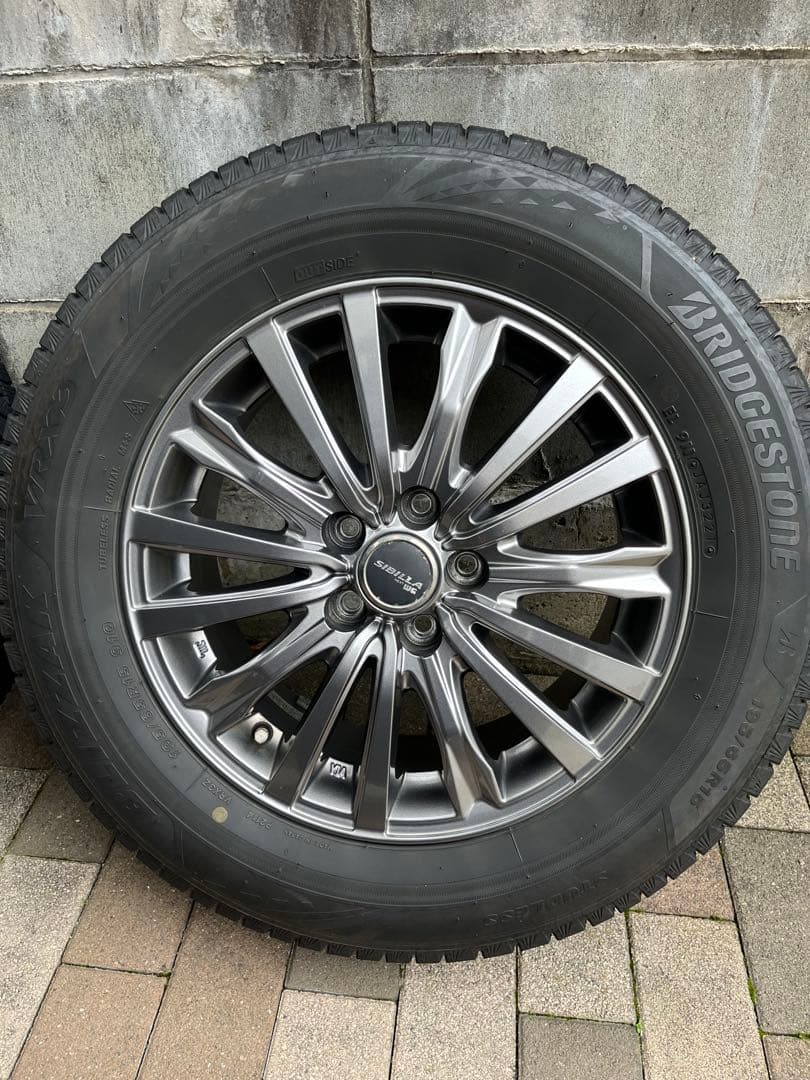 195/65R15スタッドレスVRX3タイヤ&ホイール4本セット プリウス30系