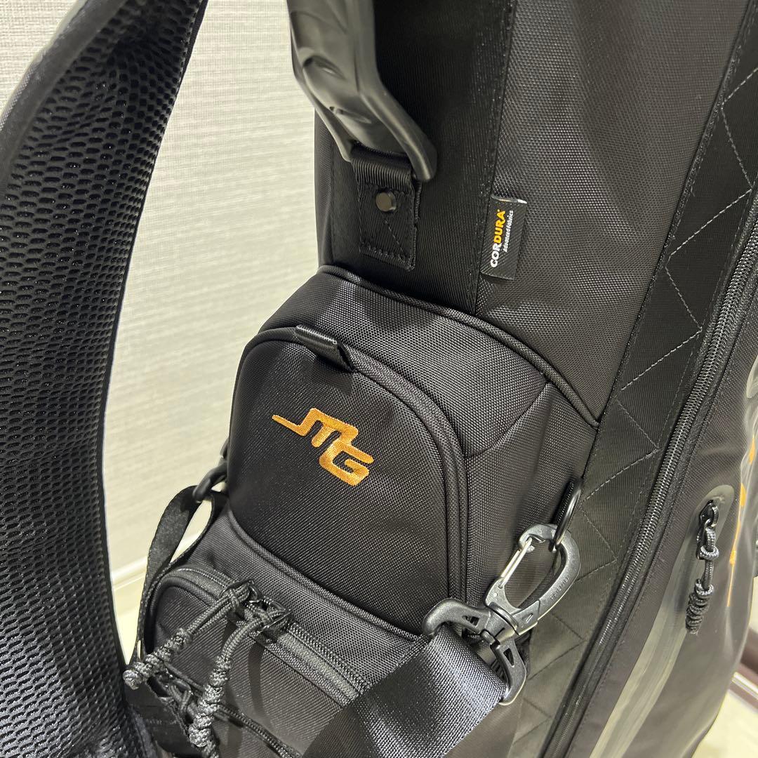 美品 MIURA ゴルフ キャディバッグ ブラック×ゴールド　三浦技研