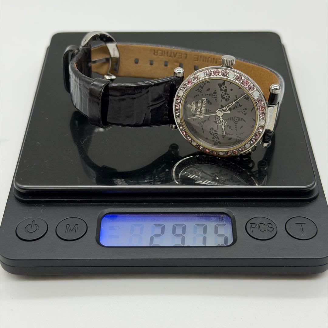 希少★ヴィヴィアンウエストウッド VV006GYBK 腕時計 稼動品 美品