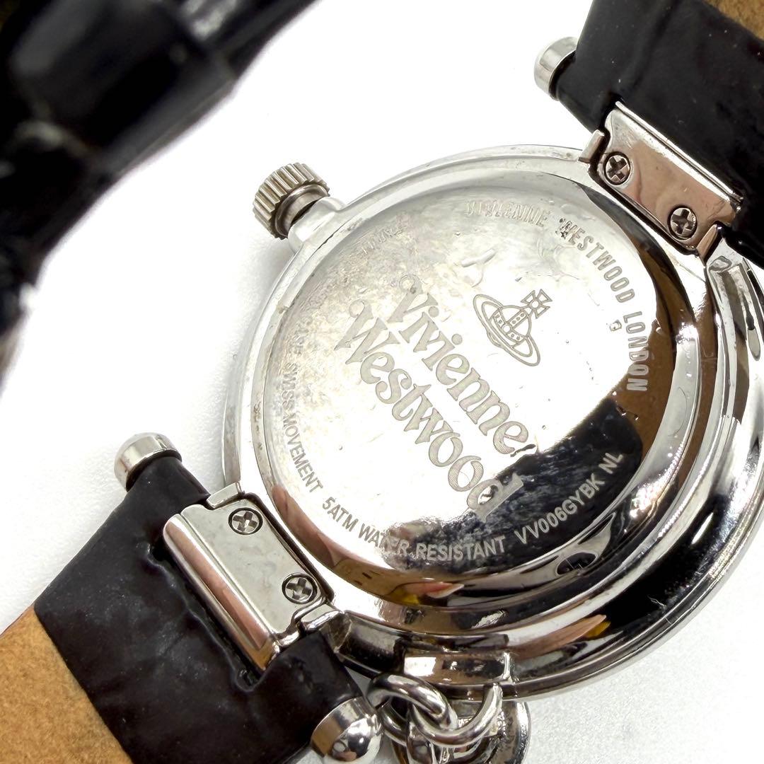 希少★ヴィヴィアンウエストウッド VV006GYBK 腕時計 稼動品 美品