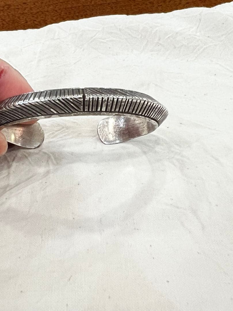 Wylie Secatero ワイリーセカテロ シルバーバングル　55g