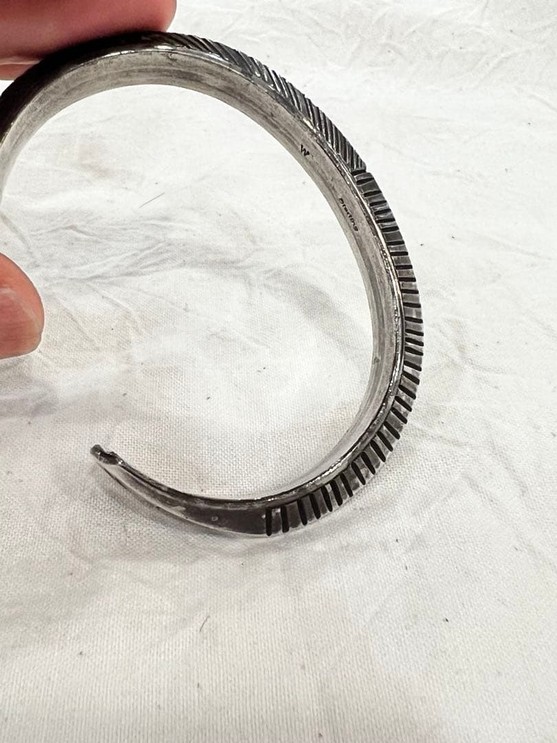 Wylie Secatero ワイリーセカテロ シルバーバングル　55g