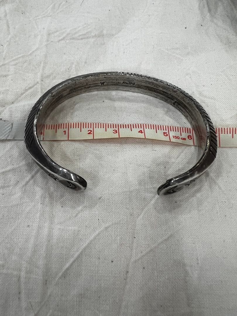 Wylie Secatero ワイリーセカテロ シルバーバングル　55g
