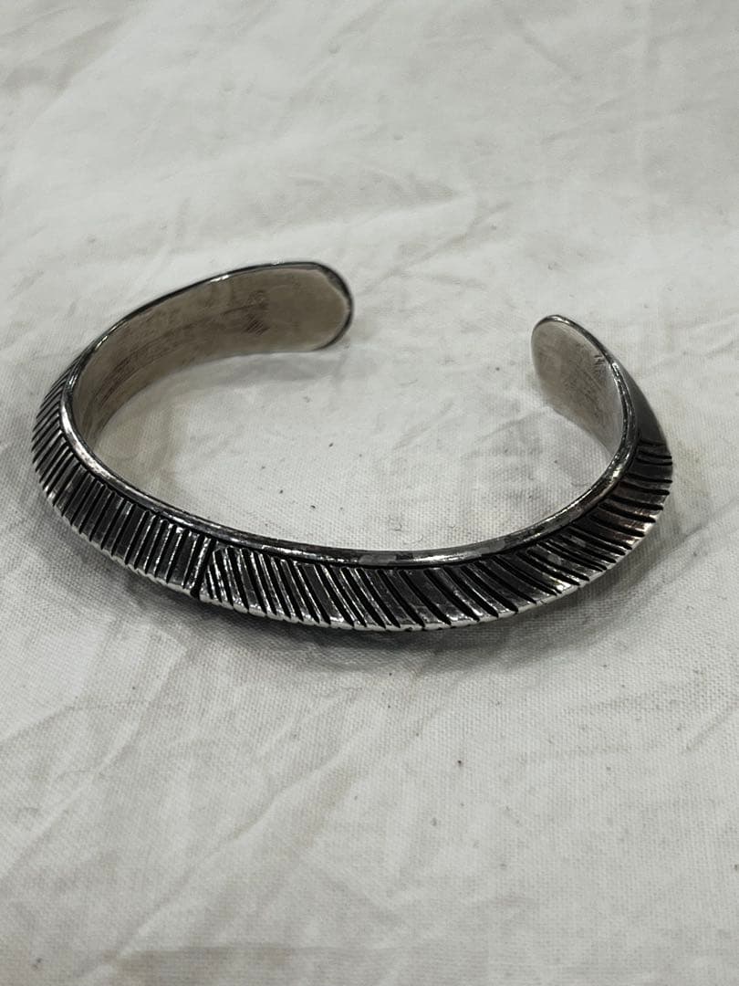 Wylie Secatero ワイリーセカテロ シルバーバングル　55g