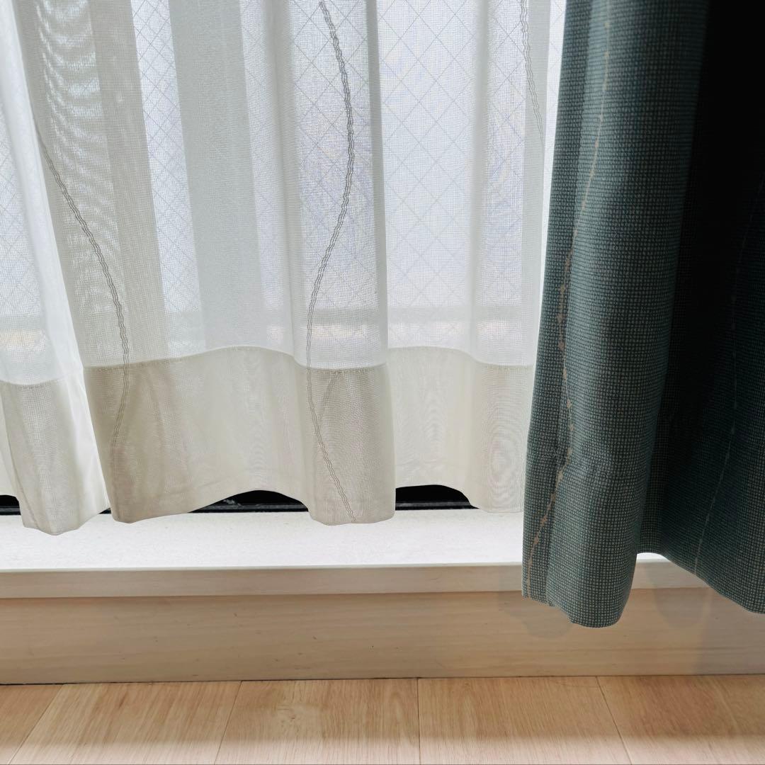 unico TUUVA ドレープカーテン レースカーテン セット