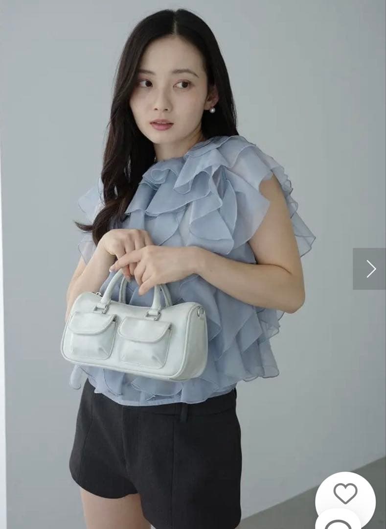 EIMY ISTOIRE ボリュームブラウス sax