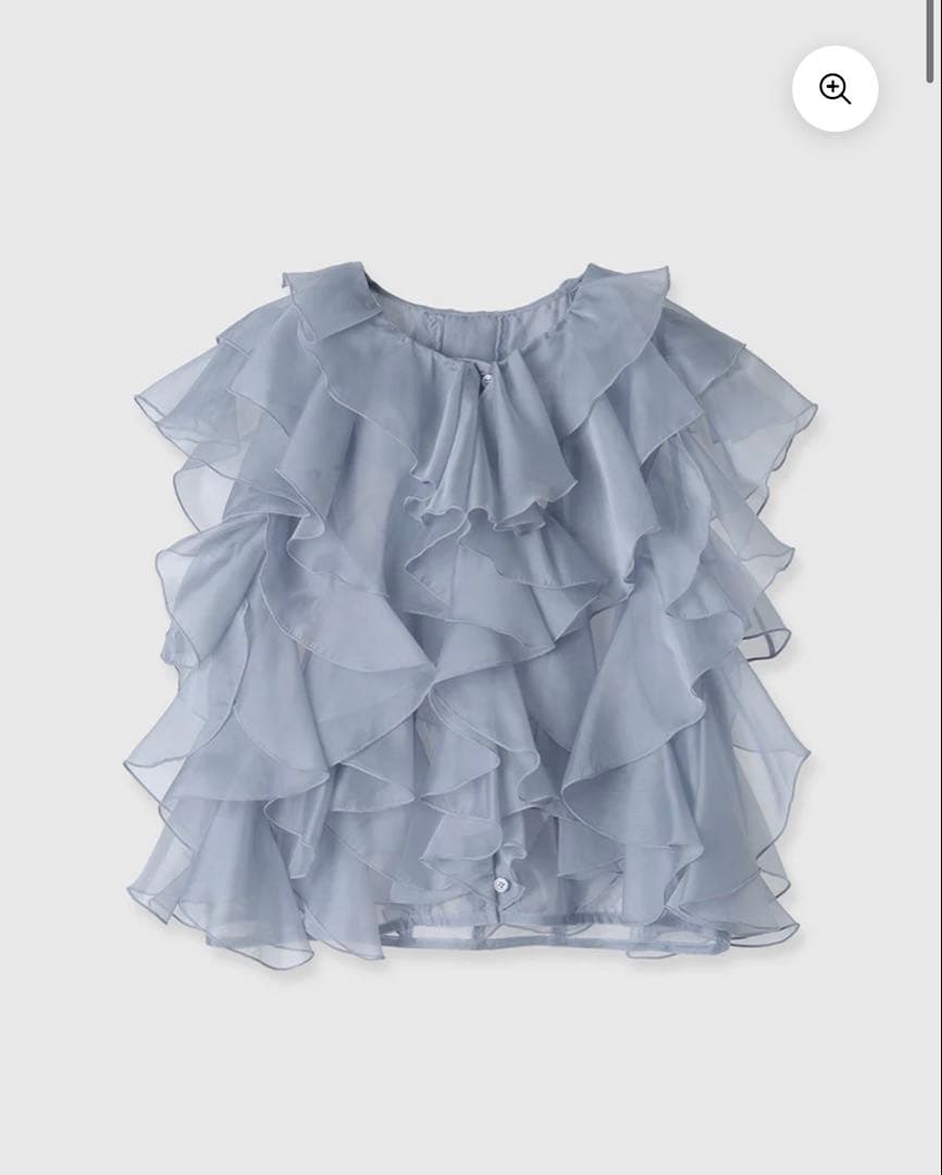 EIMY ISTOIRE ボリュームブラウス sax