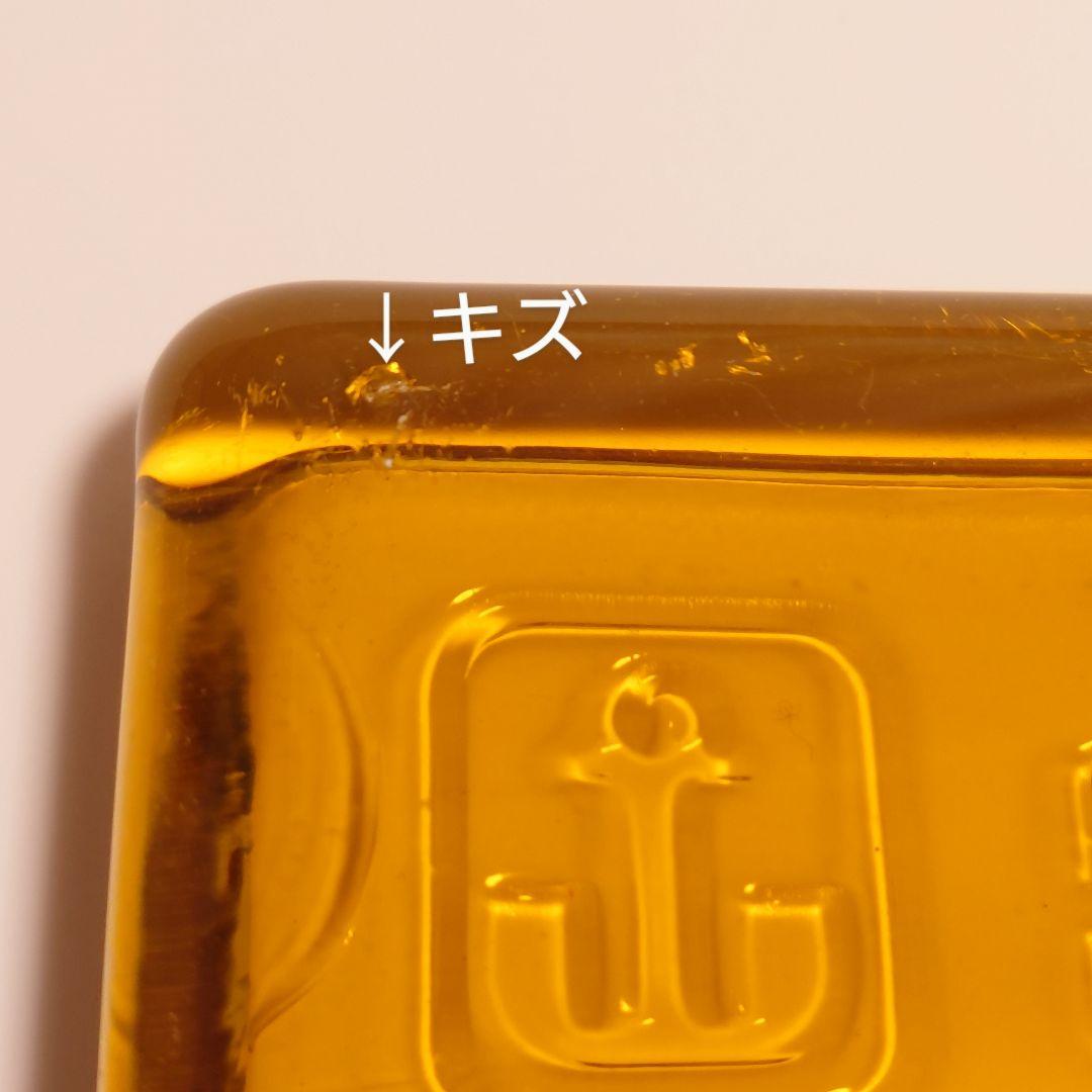 ※キズあり　アンカーホッキング【ペーパーウェイト（ハニーゴールド）】