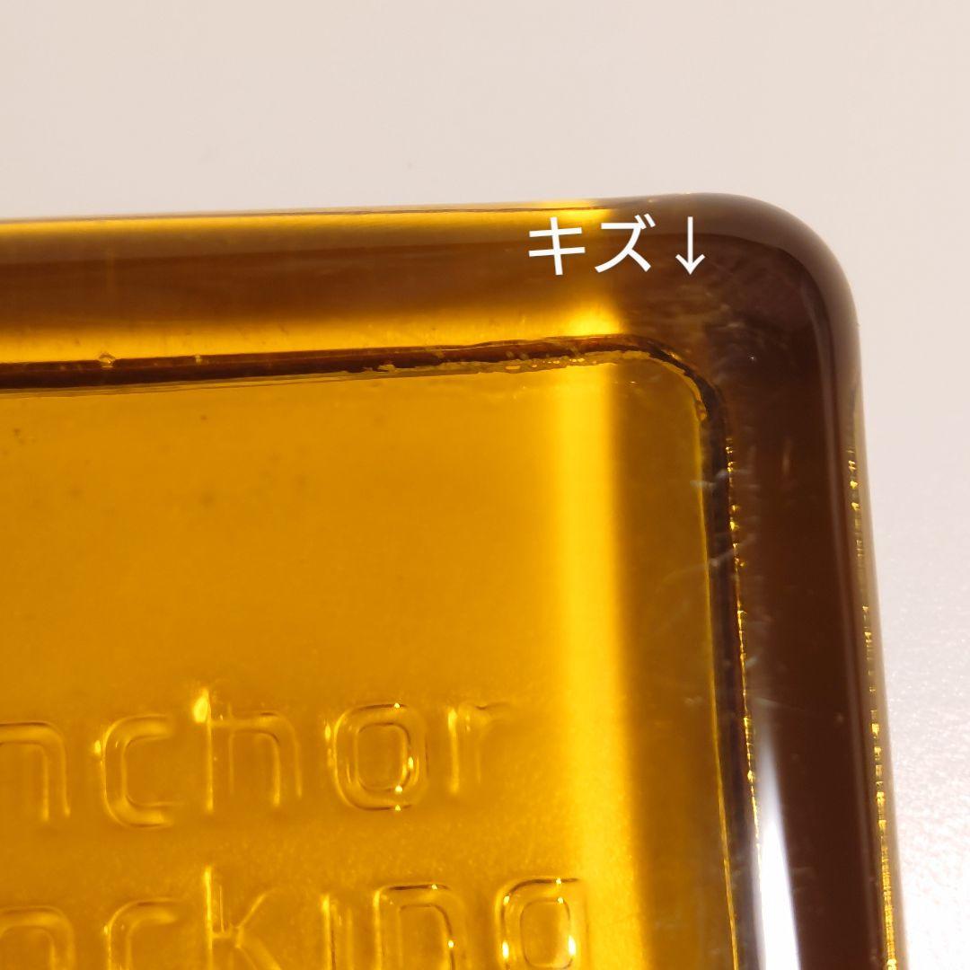 ※キズあり　アンカーホッキング【ペーパーウェイト（ハニーゴールド）】