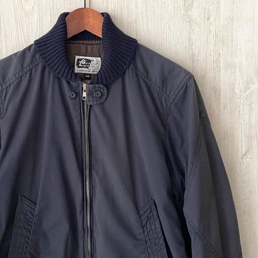 希少　ENGINEERED GARMENTS　中綿入ワークジャケット　紺　XS