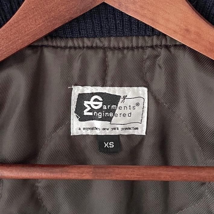 希少　ENGINEERED GARMENTS　中綿入ワークジャケット　紺　XS