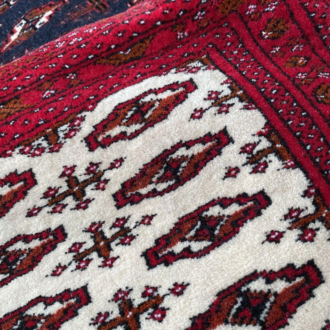 ペルシャ絨毯　トルクメン産大きいクッションカバー（小）