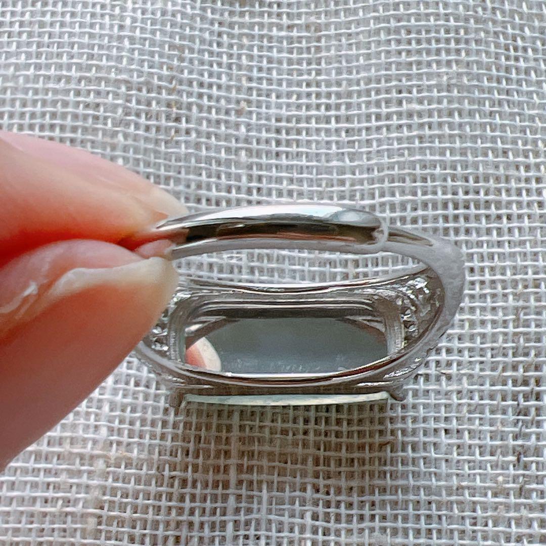 ミャンマー産天然本翡翠 リング シルバー925