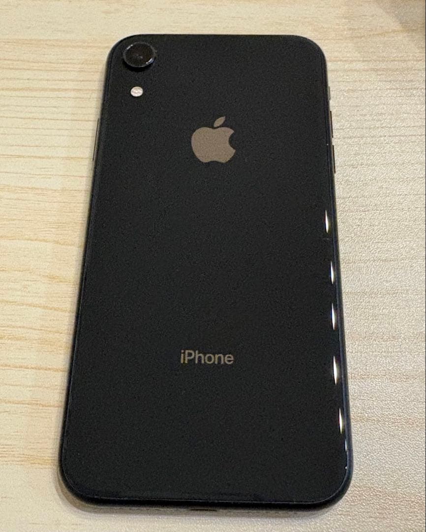 iPhone XR ブラック128GB 初期化済み SIMフリー