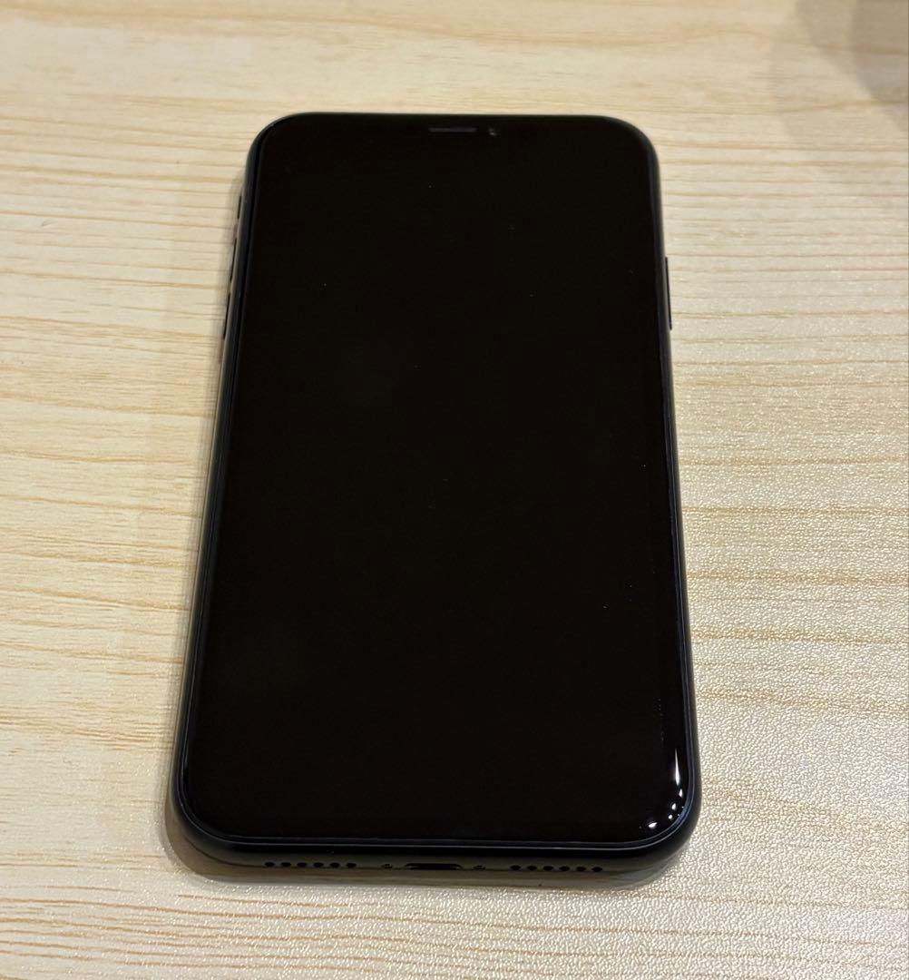 iPhone XR ブラック128GB 初期化済み SIMフリー