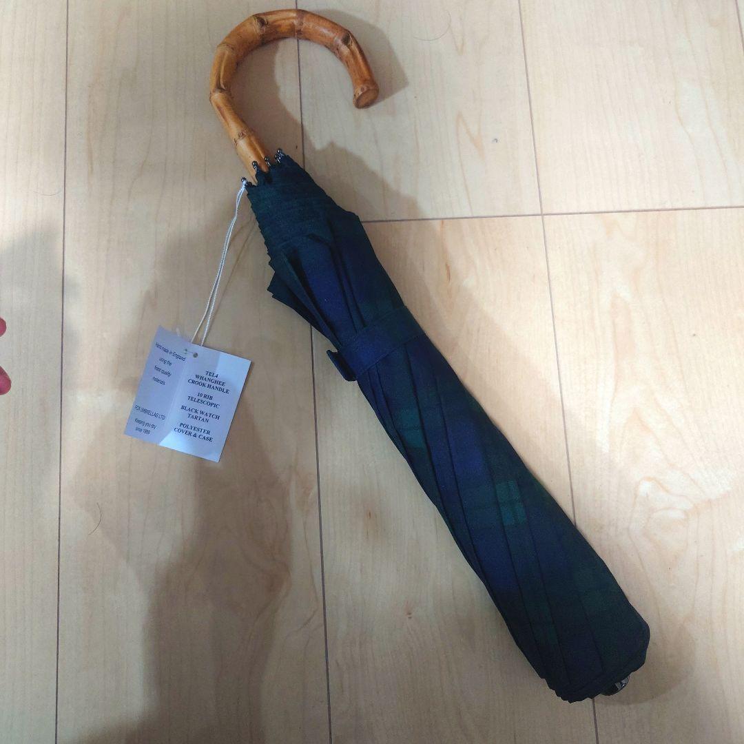 FOX UMBRELLAS ブラックウォッチ折りたたみ傘 TEL4