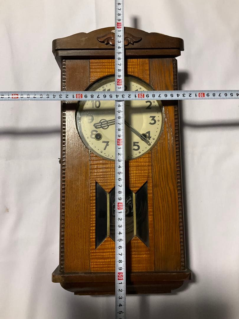 TAKANOSEIMITSUゼンマイ振り子時計 稼動品