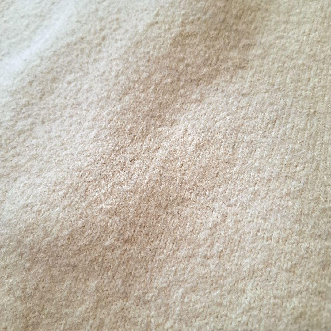 45R ダッフルコート　フロートアルパカ縮絨ハーフコート　アイボリー