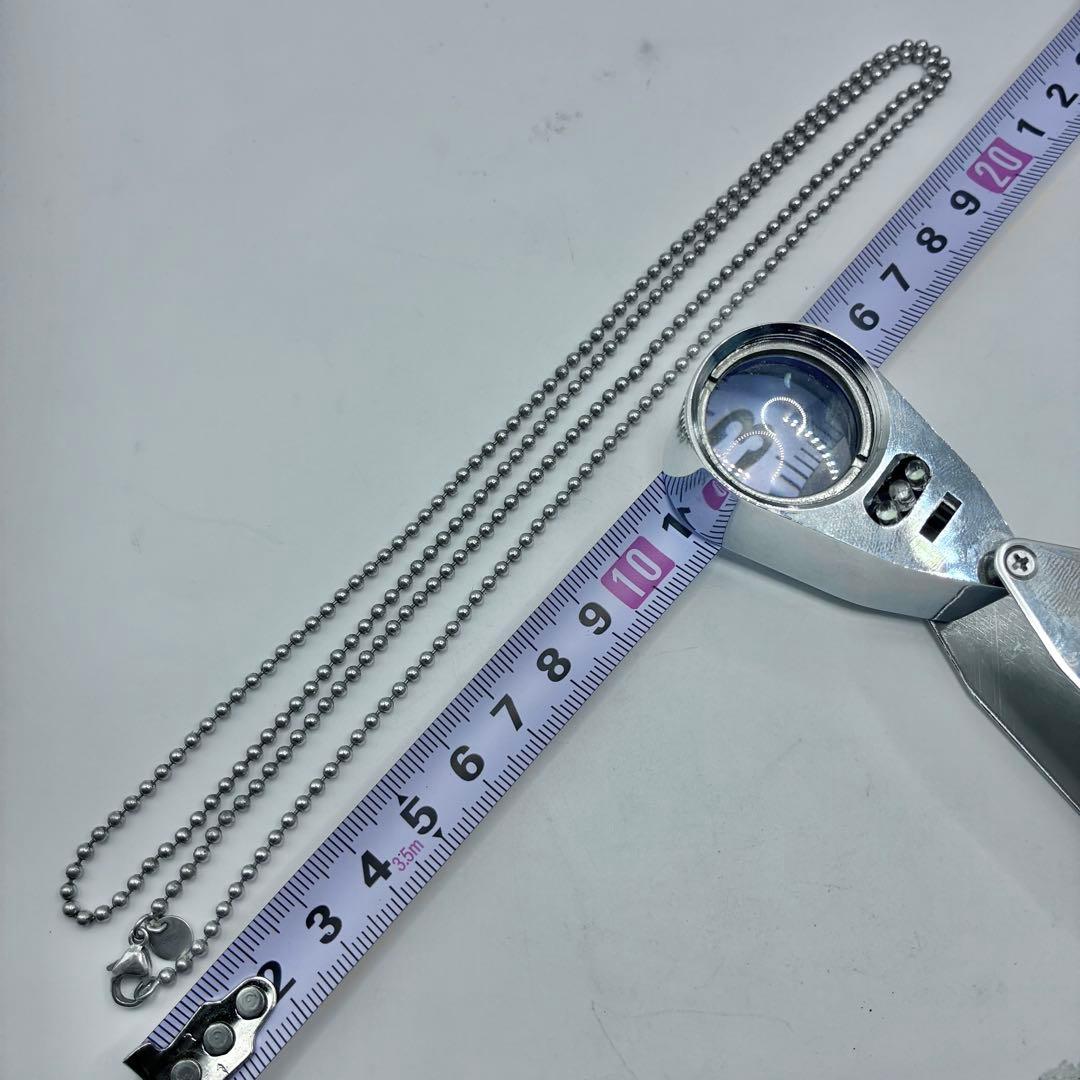 ティファニー　約86cm　ロングボールチェーン　ネックレス　シルバー　美品