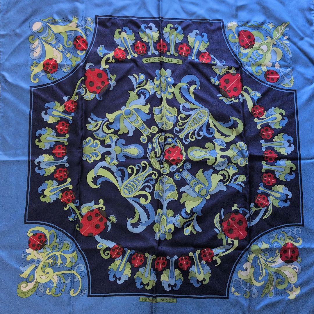 ヴィンテージ HERMES エルメス コッキニエル シルクスカーフ