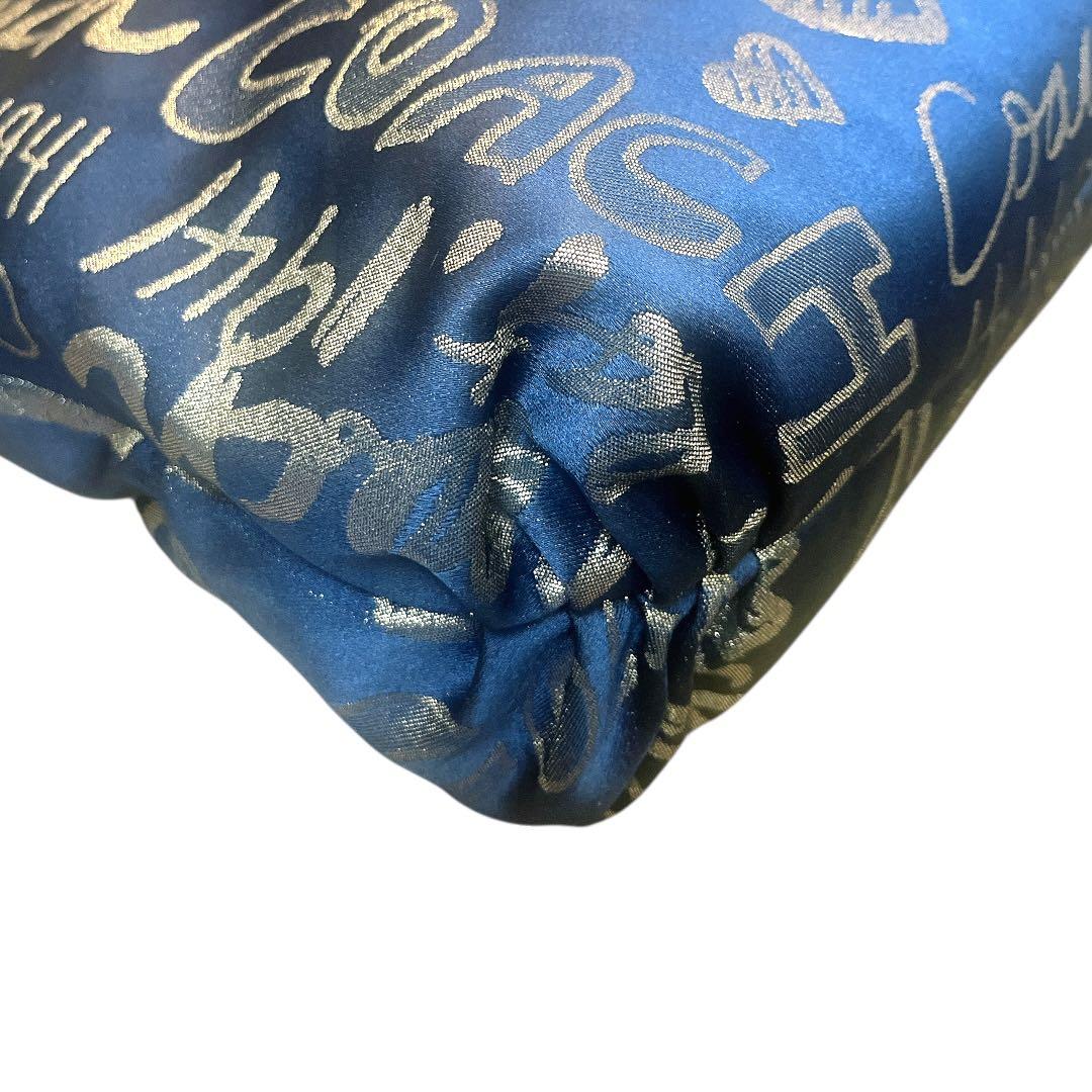 【極美品★人気】COACH POPPYトートバッグ ネイビー 肩掛け A4