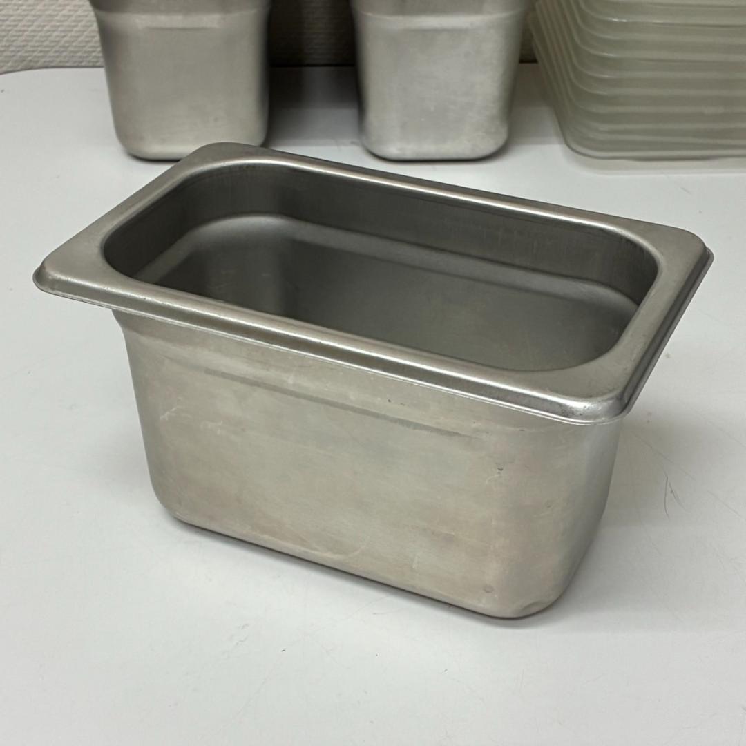 ステンレス　ホテルパン1/9　蓋付　20個　在庫あります　　26164