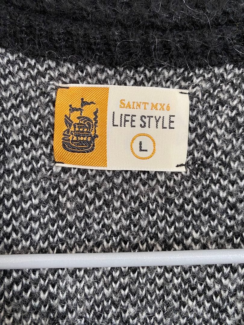 SAINT Mxxxxxx × DENIM TEARS モヘア カーディガン