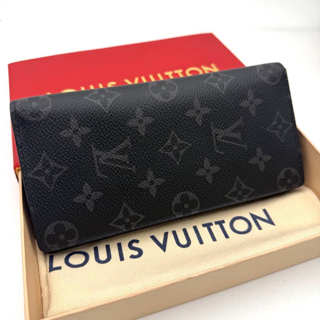 【極上美品】ルイヴィトン モノグラム エクリプス ポルトフォイユ ブラザ長財布