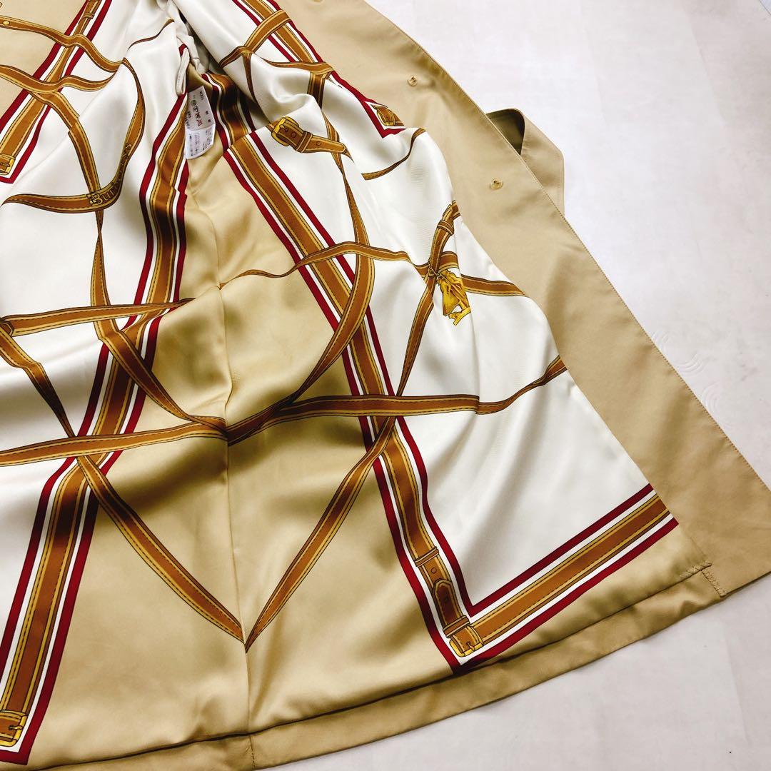 希少！極美品 金タグ バーバリー プレステージコレクション シルク スカーフ柄