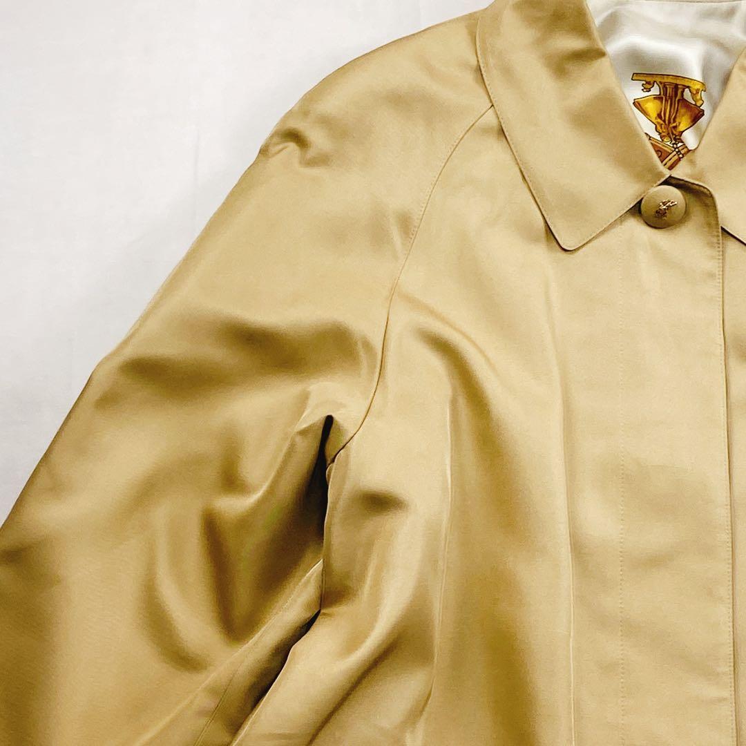 希少！極美品 金タグ バーバリー プレステージコレクション シルク スカーフ柄