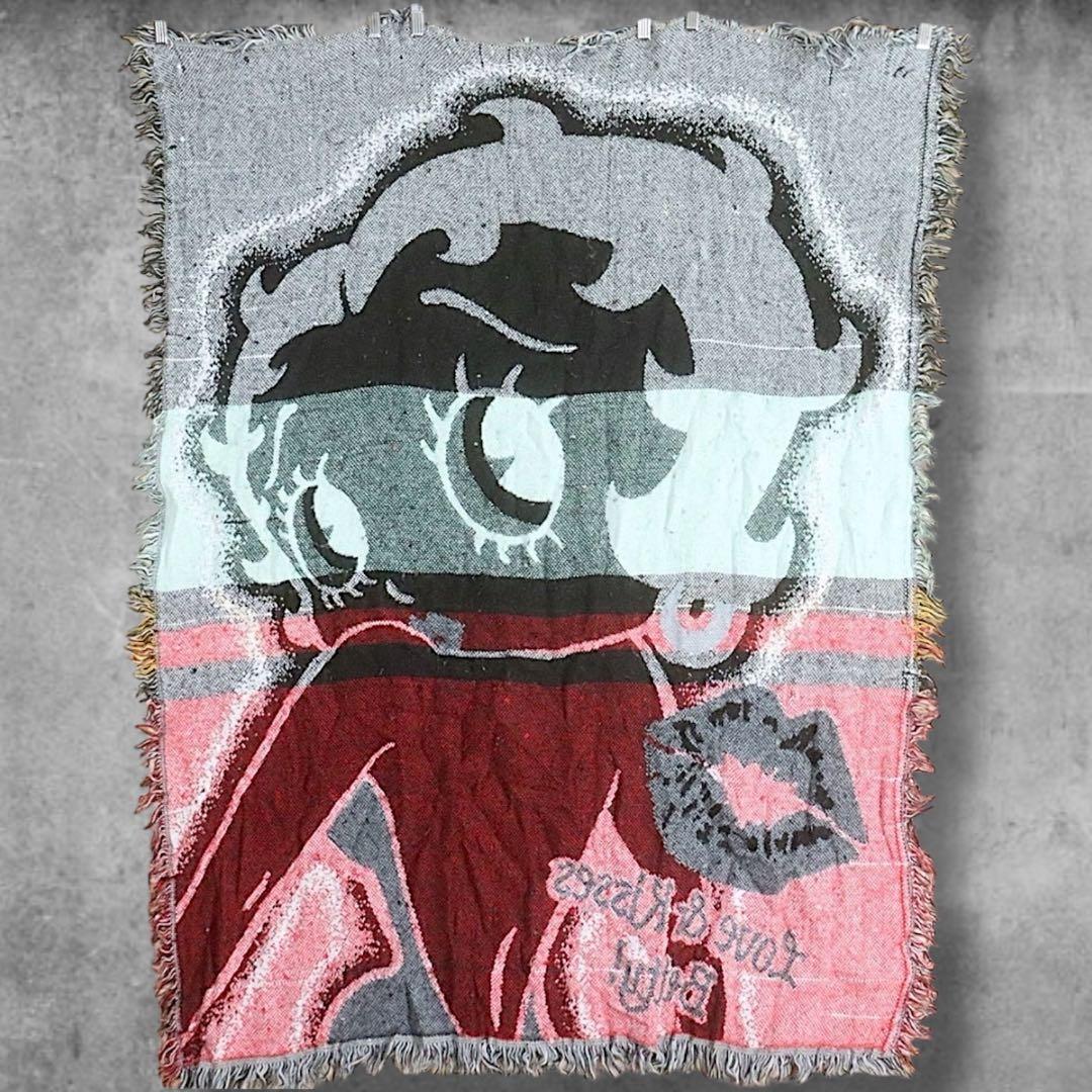 BPiI キャラ ラグ ビンテージ 古着 Betty Boop ベティ ブープ