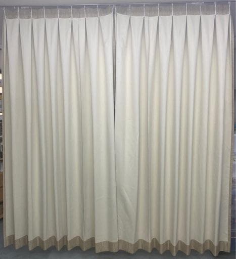 KEYUKA　遮光カーテン ベージュ系 無地 シンプル リビング 寝室