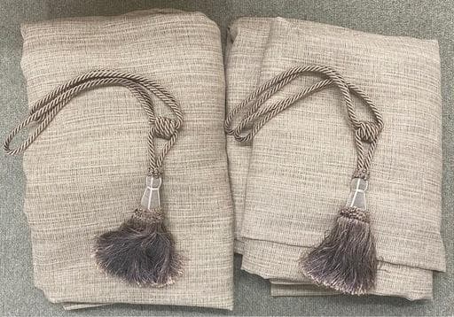 KEYUKA　遮光カーテン ベージュ系 無地 シンプル リビング 寝室