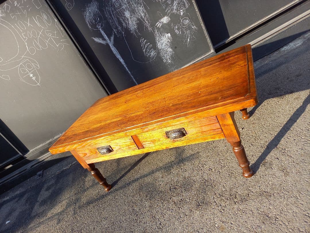 hitomi_rome　様　先約品　一枚板　無垢材　天板　引出し付　ローテーブル