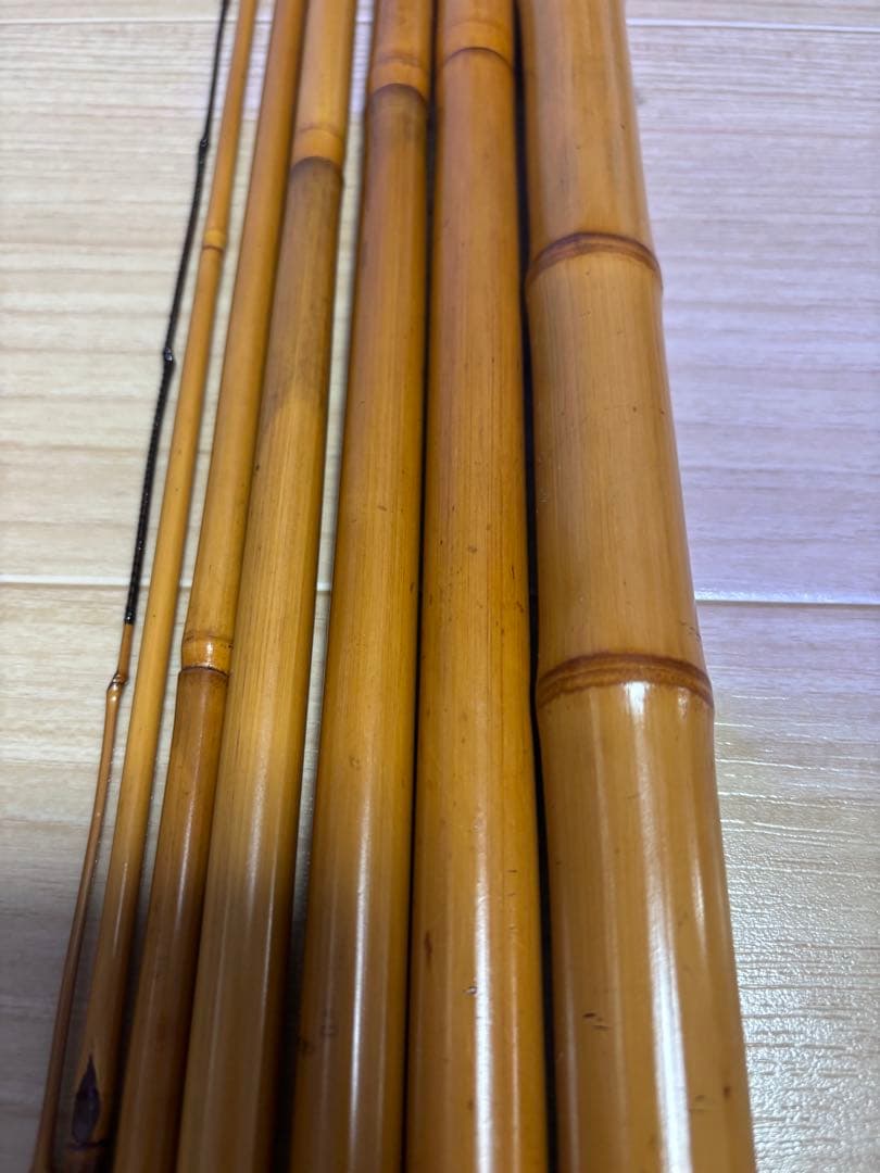 和竿　竹竿　幸竹作　特選渓流竿