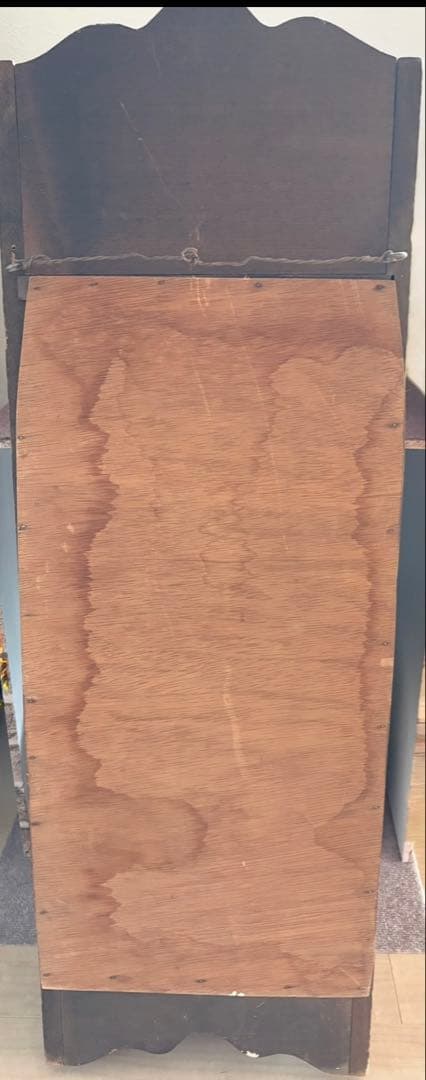 アンティーク　キャビネット　飾り棚　収納　木製　ビンテージ