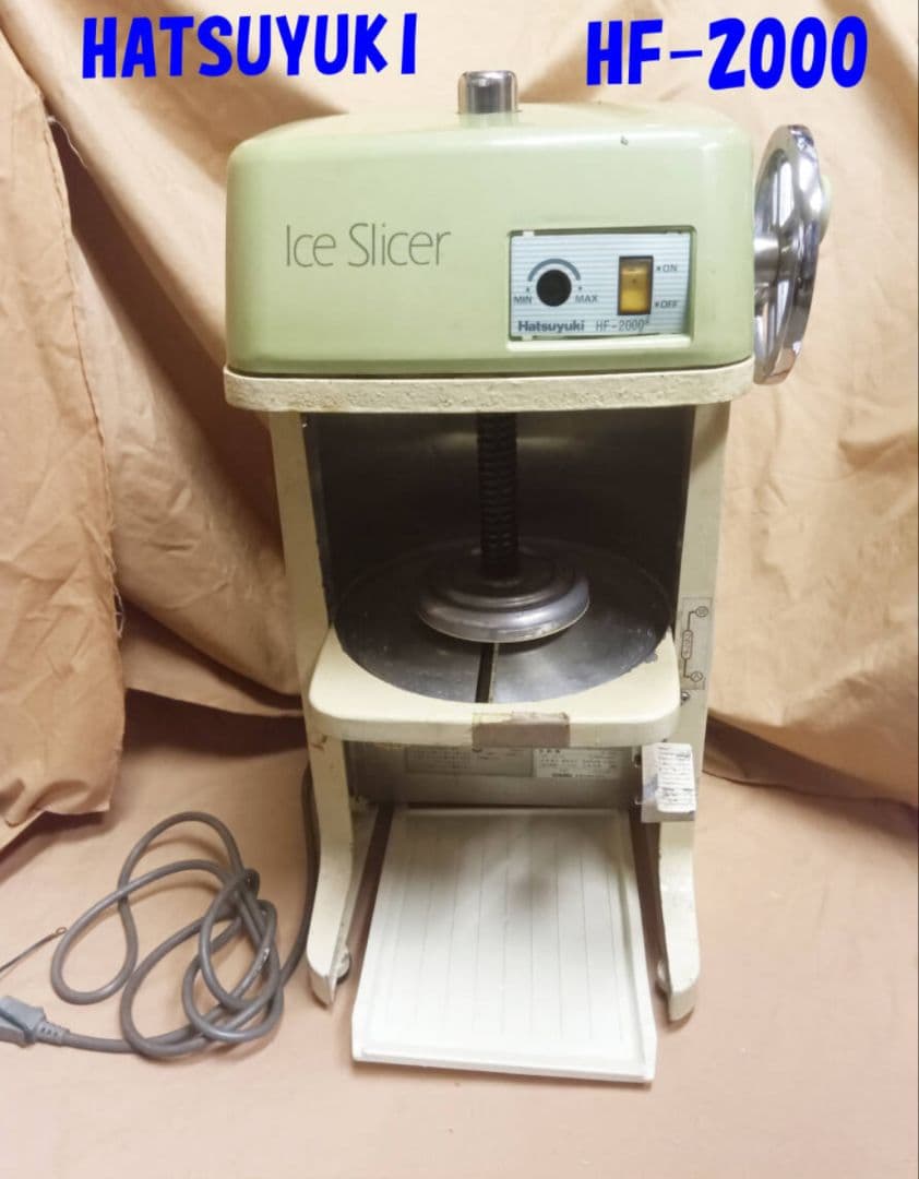 ス*ク様 即購入OK！　祭りに　業務用かき氷機　Hatsuyuki初雪　ハツユキ