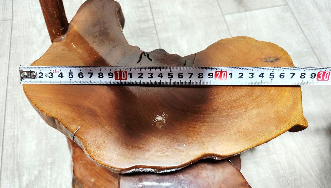 天然木 三段 飾り台 花台 和室 茶室 レトロ アンティーク