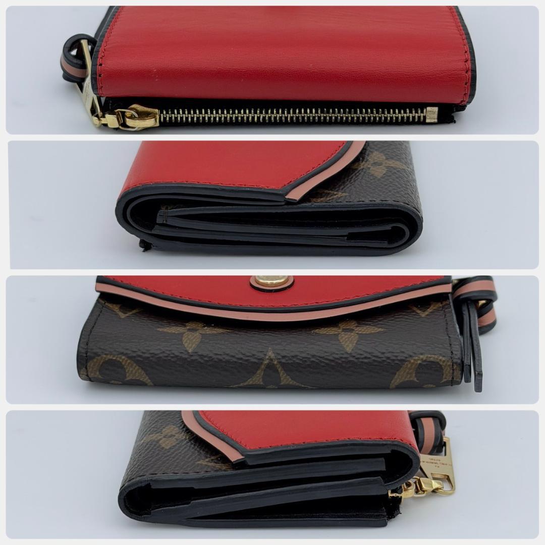 美品 ルイヴィトン モノグラム ポルトフォイユ チュイルリー コンパク 三つ折り