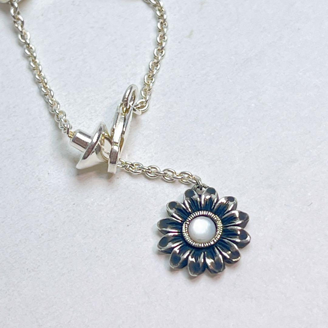 グッチ　マーモント　フラワー　パール　ブレスレット　925