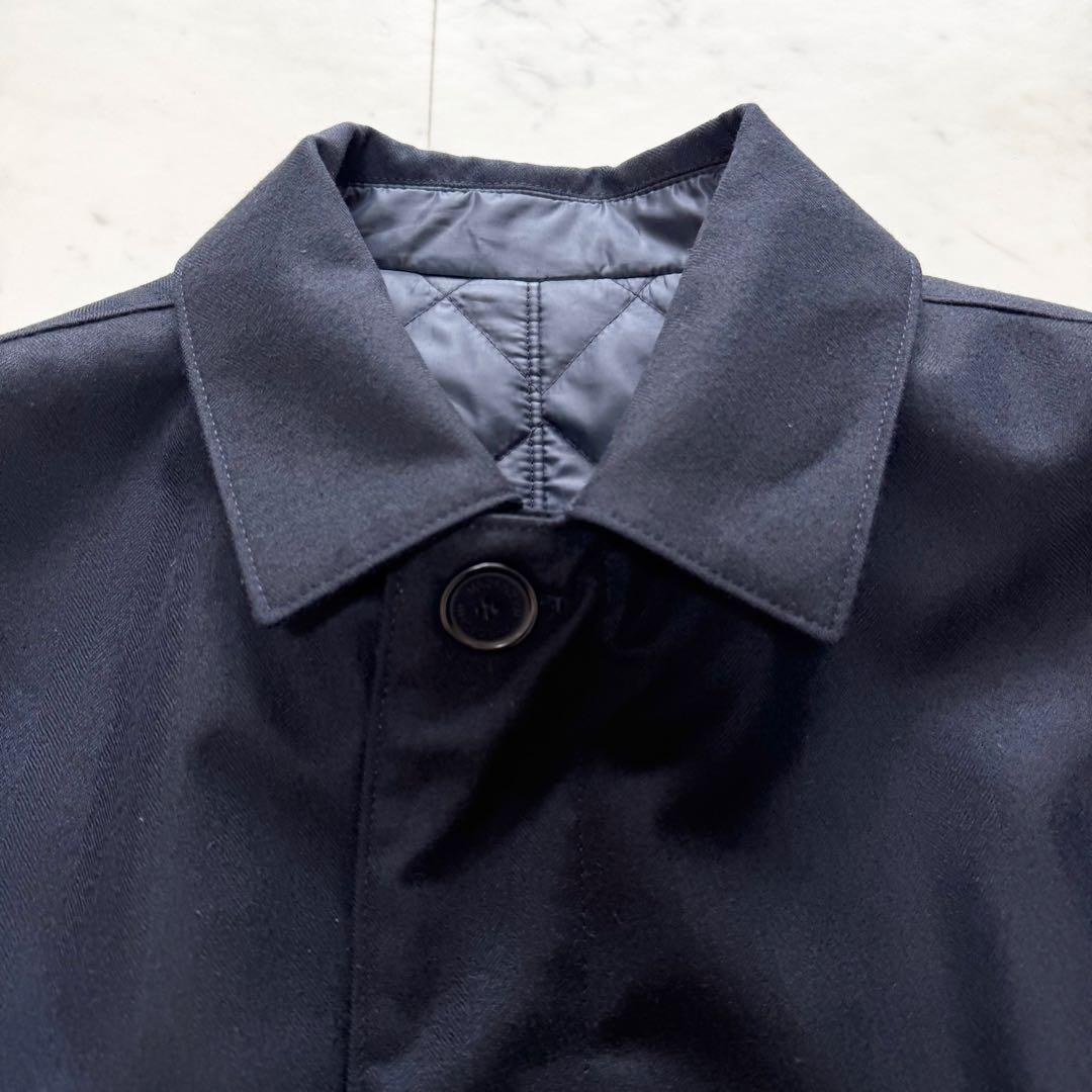 【MACKINTOSH】ステンカラーコートリバーシブル サーモア ヘリンボーン