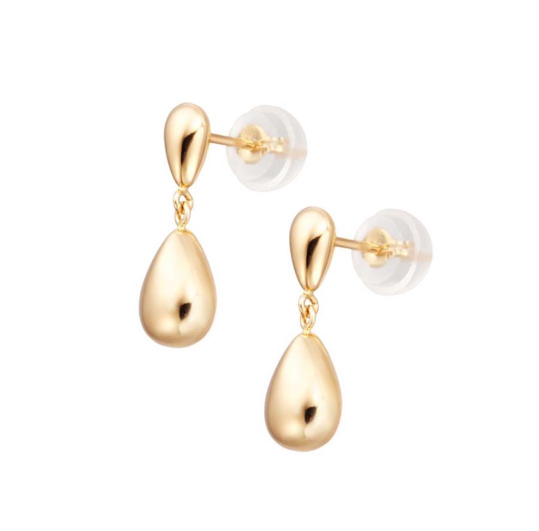 【現行品】ジュエリーツツミ　K18イエローゴールドピアス