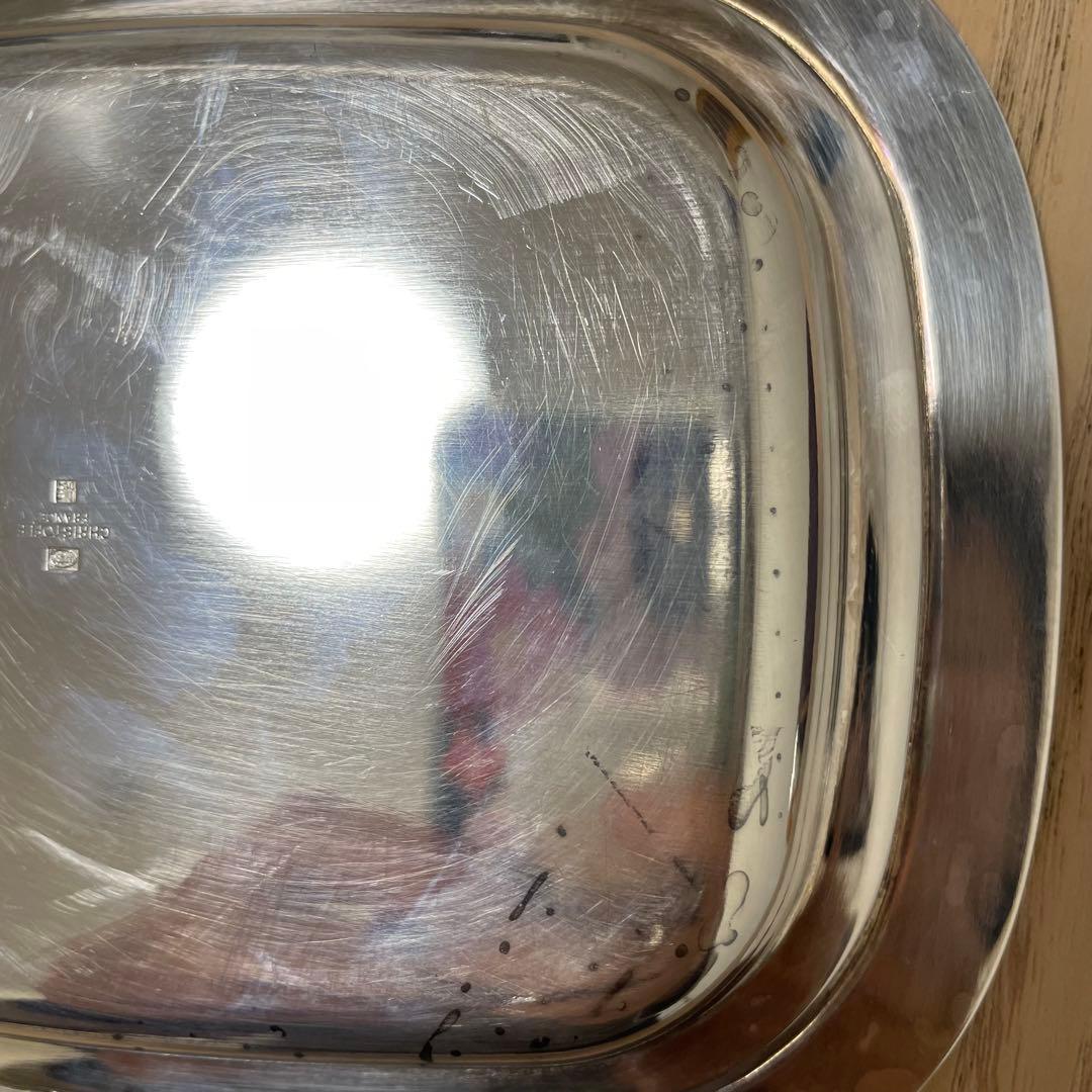 超希少 クリストフル Christofle バターケース バターディッシュ