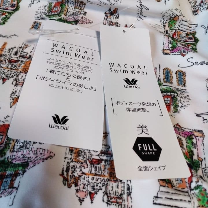 ワコール 新品 フルシェイプ ワンピース水着 13号