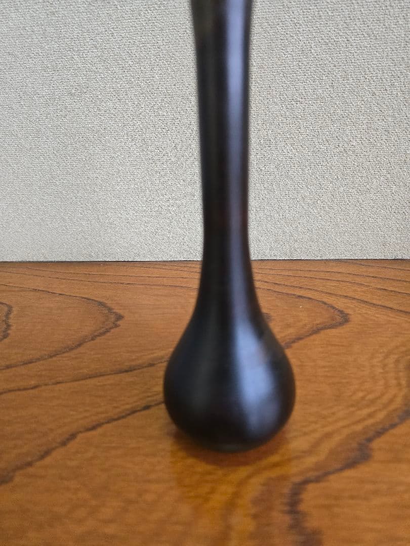 唐金花生　宮崎幽斎　１４代寒雉　未使用　ミニ花瓶