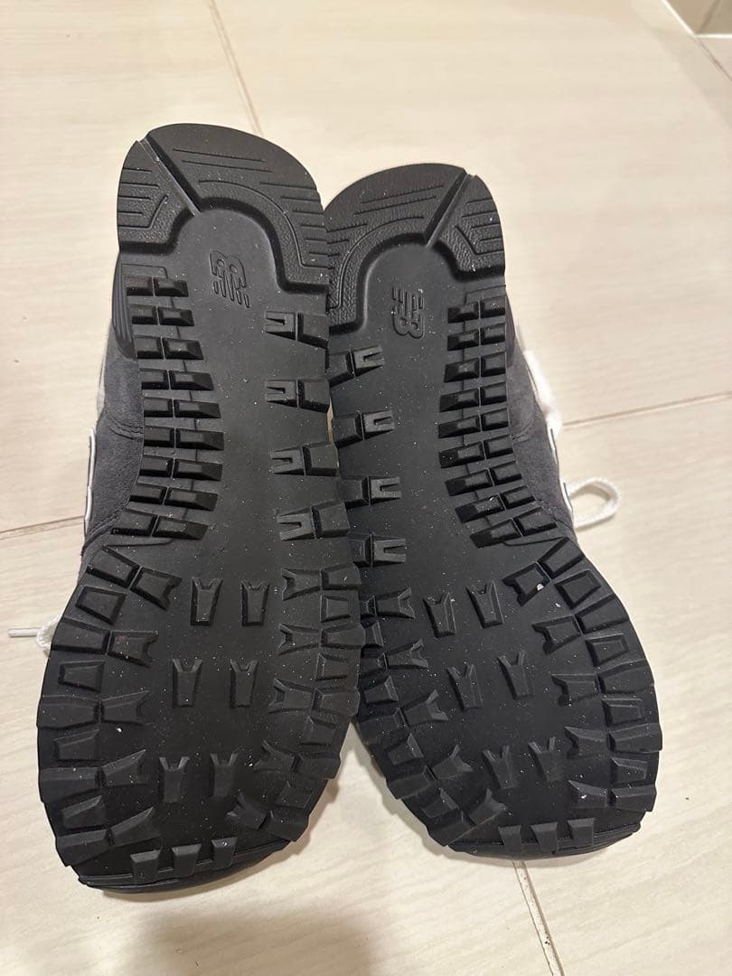 【新品】ニューバランスU574 24cmブラック（ダークグレーに近い）