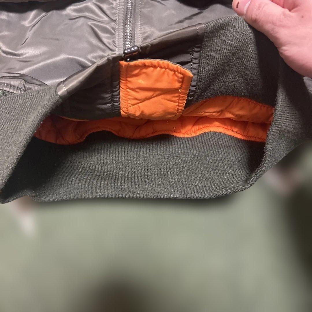 Alpha ma1 セージグリーン　サイズs