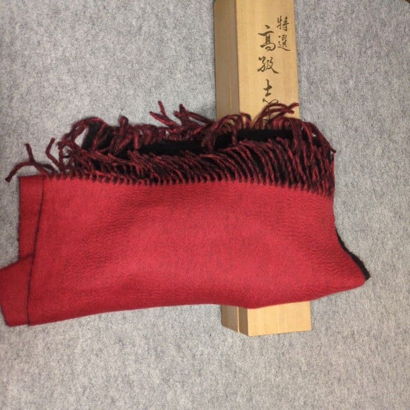 神の繊維　ビキューナ　高級感　ストール　マフラー　リバーシブル　フリンジ　天心