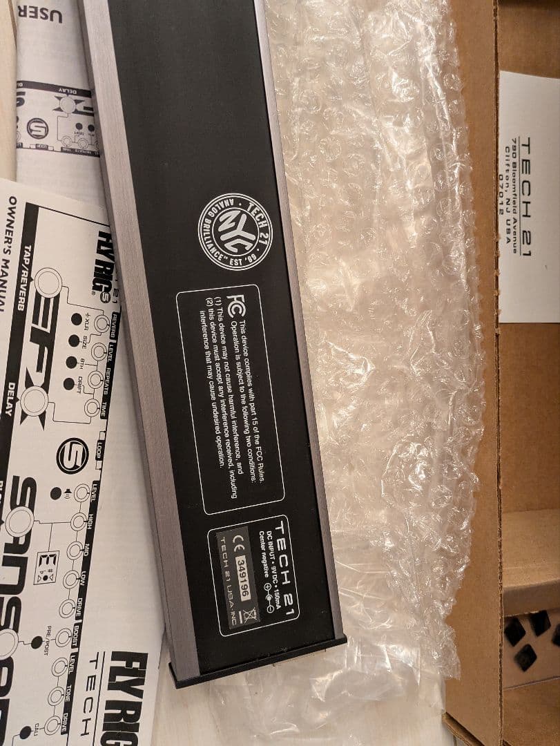 ギター Tech 21 Flyrig 5 V2 Tech21 FLY RIG