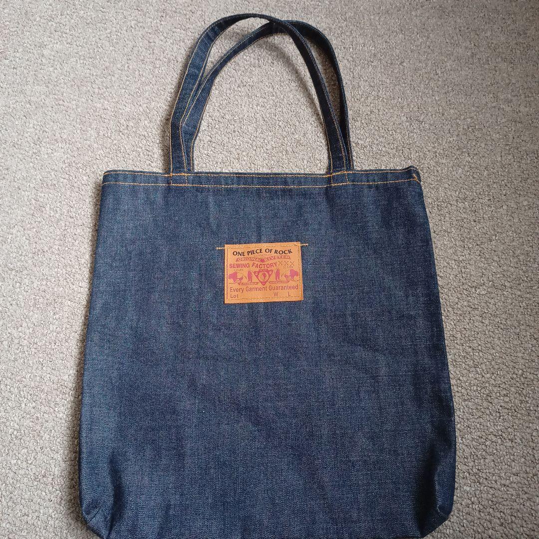 ONE PIECE OF ROCK デニムトートバッグ